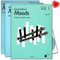 Moods Band 1-10 mittelschwere poppig-rockige Stücke für 2 Sopran-Blockflöten und Klavier von Daniel Hellbach - Notenbuch mit CD und bunter herzförmiger Notenklammer