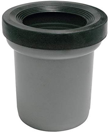 ABRISA 6210 Manguito inodoro recto, Gris, 90mm