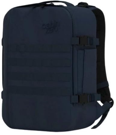 Cabinzero Military Backpack 28L, Underseat Approved Rugged Rucksack with MOLLE Webbing and 1000D Nylon, Carry On