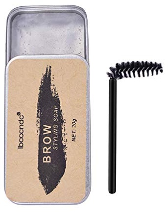Minkissy Eyebrow Styling Gel Wilde Augenbraue Wachs Farblos Anhaltende Augenbraue Creme Praktische Augenbraue Make-Up Seife für Mädchen Frauen Dame Frau