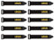 LuBanSir Cinch Straps, 1 x 6 (10 Pack) Elastic Hook and Loop Fastening Cable Strap for Extension Cord, Cable, Cord Wrap