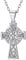 PROSILVER Sterling Silver Necklace for Women - Celtic Cross Knot Pendant with Adjustable Chain - Celtic Infinity Love Jewelry with Gift Box