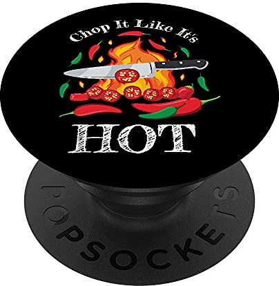 Chili Chilischote Scharfe Speisen Essen Kochen Hot Chilis PopSockets mit austauschbarem PopGrip