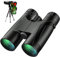 HODAGES Fernglas für Erwachsene 12X42: High Power HD Fernglas mit FMC BAK4 für Vogelbeobachtung, Camping, Wandern