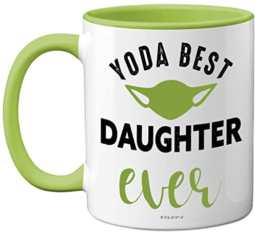 Stuff4 Daughter Yoda Best 11oz Ceramic Dishwasher Safe Coffee Mug - Gift from Mothers