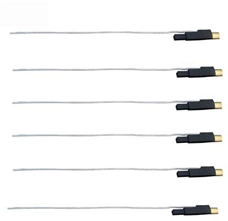 WANGMUMU 20Pcs 3.0 * 0.55 * 0.55 Pistola A Spruzzo Stufa Accessori Accenditore Elettronico Piezoelettrico con Filo di Fuoco Tappo di Rame Go