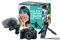 Canon EOS R10 Content Creator Kit, Mirrorless Vlogging Camera with RF-S18-45mm F4.5-6.3 is STM Lens, Tripod and Stereo Microphone, 24.2 Megapixel CMOS (APS-C) Sensor, 4K Video, Black