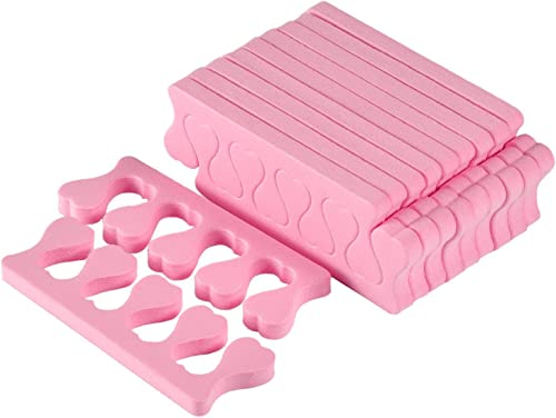 KAIAIWLUO Zehentrenner,20 PCS Fingertrenner für Nagellack Schwamm Spacer Zehenspanner Fingerabscheider für Bunion und Hammerzehen Hallux Valgus Korrektur Relief Druck und Schmerzen