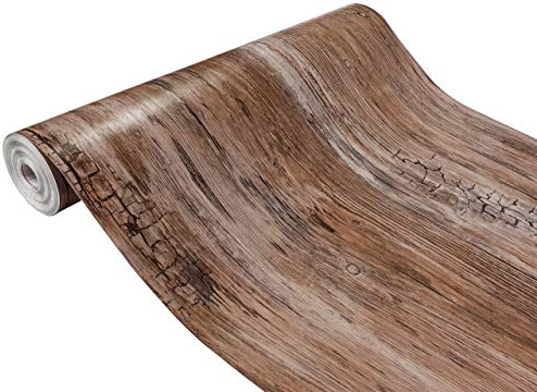 Klebefolie Möbel 45x200 cm | Möbelfolie selbstklebend in Holzoptik | Folie für Möbel zur einfachen Renovierung von Türen, Tischen und Regalen | Klebefolie dekorativ und abwaschbar | Rustic