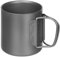 Fox Outdoor Tasse, Titan, Klappgriffe, doppelwandig, ca. 300 ml