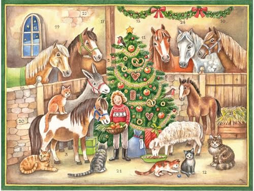 Adventskalender Am Stall: Papier Adventskalender