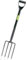 BONAFIDE Heavy Duty Garden Border Digging Fork, Carbon Steel Border Fork with Soft Grip D Handle, Carbon Steel Garden Hand Fork, Garden Fork Heavy Duty, 4 Tines Garden Fork