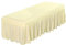 Pleayietoopiatiey Cache-sommier de table avec trou Beige 190 x 70 cm