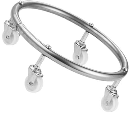 Mikinona Sturdy Cylinder Bracket on Wheels Gas Tank Holder Stand for Home Convenience