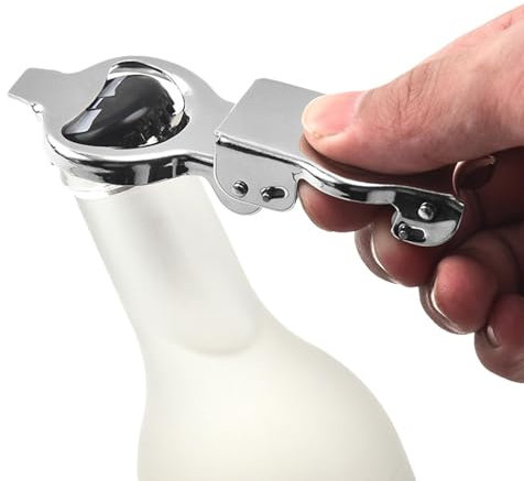 Can Opener, Corkscrew with Built-in Bottle Opener, Wine Lovers | Lightweight Portable Bottle Opener, Practical Wine Opener, Folding Corkscrew