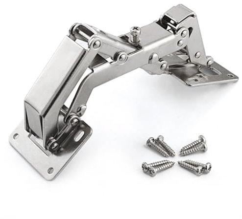 160 165 Bisagras de 170 grados Gabinete con marco frontal Bisagras de montaje hidráulicas ajustables Cierre suave 130-170 grados Sin necesidad de bisagra de orificio 1 pieza