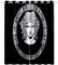 Schwarz und Grau Vorhang, Medusa Gardinen mit Ösen Verdunkelungsvorhang, Wohnzimmer Schlafzimmer Kinderzimmer Blickdichte vorhänge, H260 x B140 cm (2er Pack)
