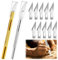Lot de 2 cutters pour la découpe d'œuvres d'art, scalpel avec 10 lames de rechange, couteau de bricolage, couteau de bricolage, couteau de sculpture, Sculpture