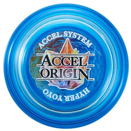 Bandai - Accel Hyper Yoyo – Modèle Bleu - Yo-yo Rapide pour Enfants et Débutants – Système d’Accélération Facile – avec Corde – Idéal pour Figures et Tricks - Jouet Enfant Ado 4 Ans et +- 60003