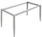 Metall-Möbelbein-Set für Küche, Esstisch, moderner Schreibtischfuß mit Saugnapf und Schraube, ideal für Marmor-, Glas- oder Holzplatte, 90 x 45 x 72 cm, Weiß