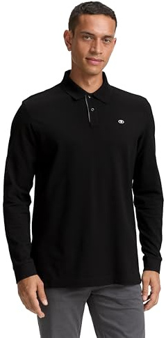 Tom Tailor Herren 1043278 Poloshirt, 29999 - Black, L EU