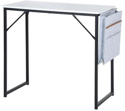 Well Home Escritorio con Portadocumentos en Blanco roto H.74cm