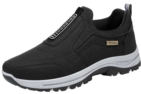 Hsternexy Orthomotion Unisex - Ergonomischer Schuh Zur Schmerzlinderung Leichte Herren Rutschfeste Sneakers – Bequeme Leder Turnschuhe Für Outdoor Fitness Und Alltag