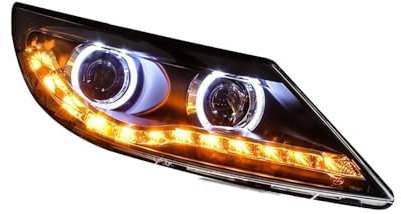 ORBANA Scheinwerfer Shell Lens Auto-Frontscheinwerfer für Kia für Sportage R 2011-2014 Scheinwerfer Kfz-Zubehör