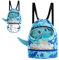 Bolsa de Natación Niños, Mochila Piscina Impermeable, Bolsa de Playa para Niños, Mochila Cuerdas Niños, Separación en Seco-Húmedo con Compartimento Zapatos, Para Piscina y Playa (B)