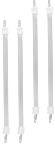 YARNOW Tube Chauffant en Quartz pour Radiateur D’appoint 27 Cm, Lot de 4 Pièces, Élément Chauffant en Verre Résistant la Chaleur, Compatible Chauffage Infrarouge Extérieur et