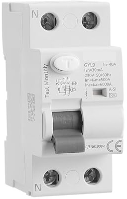 Disjoncteur GYL9 A-SI, disjoncteur différentiel temporisé, disjoncteur différentiel, disjoncteur électromagnétique, 2P, 4P, 40 A, 63 A, 30 mA, type A-SI, 1 pièce(TypeA-SI 4P 63A 30mA)