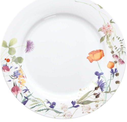 Tognana Piatto Atollo Flora da Portata Piano Rotondo D 31 Cm Porcellana Multicolor