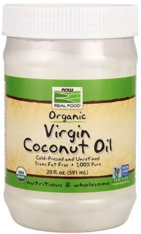 Virgin Coconut Oil, 20 oz von Now Foods (5 Stück)