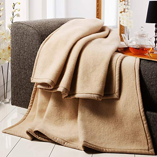 Ritter Wohndecke Kamelhaar Creme Größe 150x220 cm