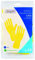 bingold 504311 per guanti, in lattice, baumwollbeflockt, Vestibilità Anatomica, CE Cat III, 300 mm, taglia M, Giallo (1 paio)