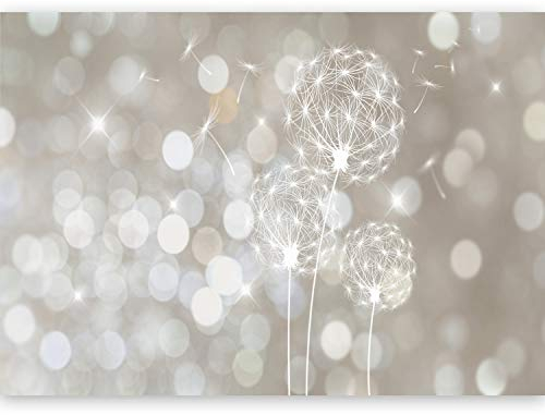 Fototapete - Tapete XXL Pusteblume 500x280 cm - Foto Tapete Schlafzimmer Wohnzimmer Moderne Vliestapete XXL Wandtapete Motivtapeten Bildtapete 3d Effekt Wand Dekoration - Abstrakt Blumen bokeh