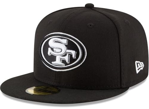 New Era 59Fifty Fitted Cap Black San Francisco 49ers - 7 3/4