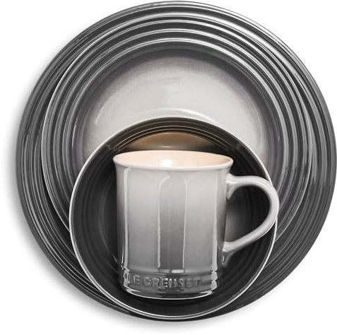 Le Creuset Stoneware Dinnerware Set, 16 pc., Oyster