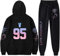 Dolpind Kpop Hoodie Love Yourself Suga Jimin Jung Kook V Rap Jin Sweatshirt Pants 2-teiliges Set Merchandise