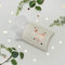 Rose Gold Hearts A Gift for You Pillow Gift Box with White Tissue Paper