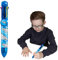 Rainbow Writer - Hai, Farbwechselstifte von Deluxebase. 8-in-1-Kugelschreiber, tolle Neuheitsstifte für Kinder und ideales Büro- oder Schulmaterial
