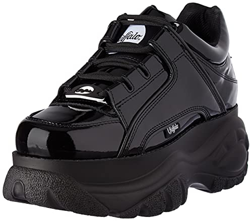 Buffalo London Damen 1339-14 2.0 Sneaker, Black, 39 EU