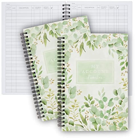 Confezione da 2 quaderni My Account Expense Tracker, libri contabili per contabilità, piccole imprese (15,2 x 21,6 cm, 50 fogli ciascuno)