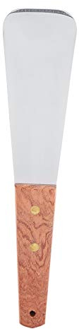 Ice Cream Spade, Stainless Steel Dessert Shovel, Ice Cream Spatula Flat, Cocoa Butter Cutter, Ice Cream Blade Scoop Wooden Handle, Dessert Spade, Kitchen Utensil for Hand-Mixing Self-Melting Butter