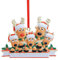 Personalisierte Rentierfamilie, Weihnachtsbaumschmuck 2021 Familie Weihnachtsbaum Elch Hirsch Garnierung, Weihnachtsbaum hängende Anhänger, niedlicher Hirsch Weihnachtsbaumschmuck für Zuhause