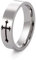 Edelstahl Kreuz Ring für Männer Frauen Christlich Kreuz Ring Einfacher Kreuz Daumenring Klassisch Kreuz Drehringe Religiöse Ehering Band Ring Stressabbau Ringe Jesus Christus Herr Gebet