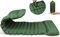 Zhiwei Isomatte Camping Selbstaufblasend Luftmatratze Outdoor Ultraleicht Schlafmatte Dick Aufblasbare Mit Kissen Faltbar Thermo Iso Matte mit Fußpresse Pumpe Für Zelt Trekking Strand Reise Wandern