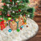 Weihnachtsbaum Decke, Weihnachtsbaum Plüsch Teppich Rund 90CM Baumdecke Weihnachtsbaumdecke Fell Weihnachtsschmuck Bodendekoration,Weihnachtsbaumröcke für Weihnachten und Neujahr Dekoration
