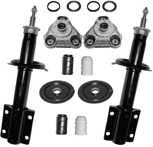 2x Stoßdämpfer Schutzhülle 2x Wälzlager 2x Federteller 2x Federbeinstützlager Vorderachse für Citroen Jumper für Fiat Ducato für Peugeot Boxer 244 Q18