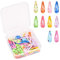 Cozlly 30 Pezzi Carino Punti Fermagli per Capelli Bambina, 3CM Fermagli per Capelli a Scatto, Colorati Mollette per Capelli Bambina, Fermagli Capelli in Metallo,Accessori per Capelli per Bambina